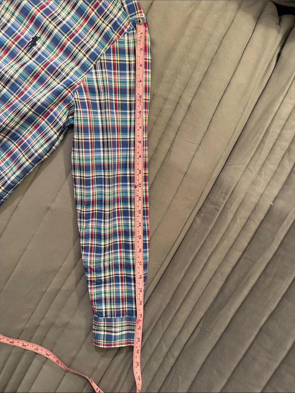 Ralph Lauren Blue Plaid Button-Down Shirt - Men